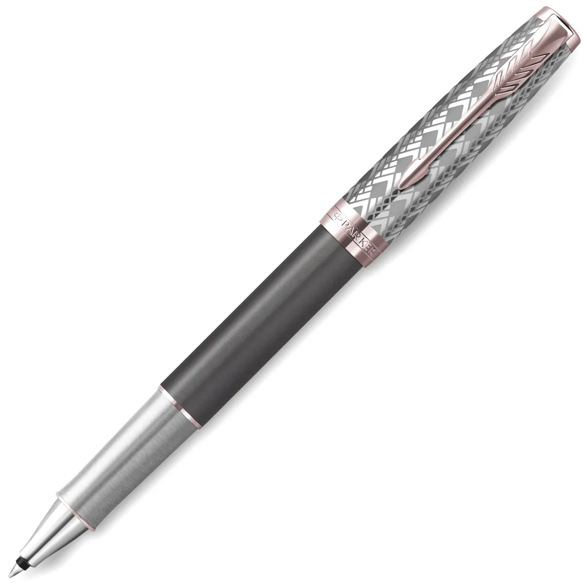 Роллеровая ручка Parker Sonnet Premium Metal Grey RB